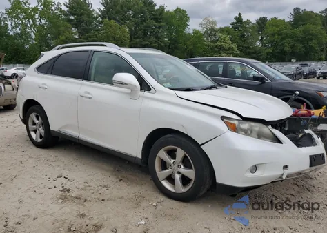 2010 Lexus Rx 350 z USA, uszkodzony, nr VIN 2T2BK1BA4AC024996
